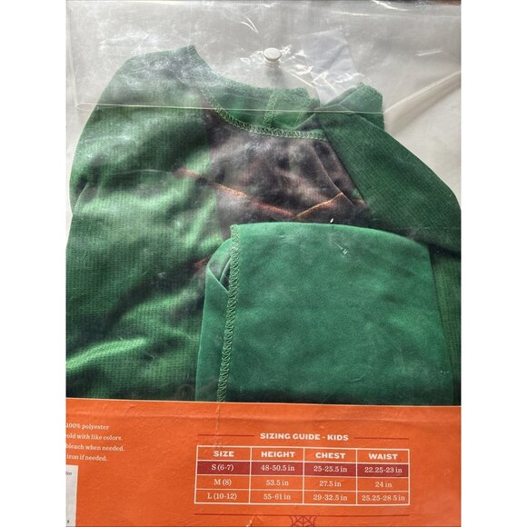 Target Hyde and Eek Forest Hunter Costume Boys Size S Green Hooded Outfit - Picture 5 of 5